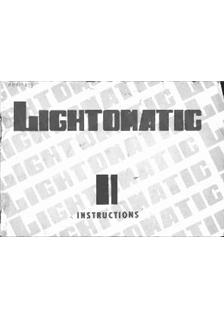 Beauty Lightomatic 2 manual. Camera Instructions.